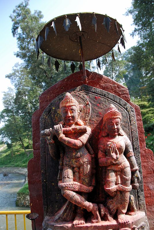 20 Kathmandu Gokarna Mahadev Temple Krishna and Gopini 